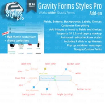 Download Gravity Forms Styles Pro Add-on @ Only $4.99