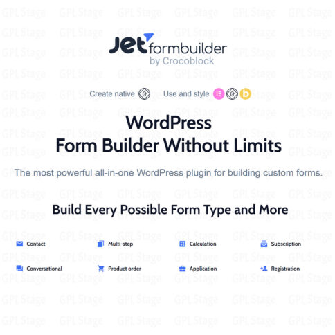 Download Jetformbuilder – Best Wordpress Form Builder Plugin @ Only $4.99