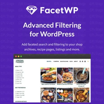 Download FacetWP – Advanced Filtering for WordPress @ Only $4.99