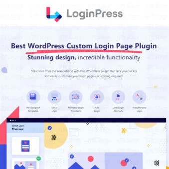 Download LoginPress Pro - Best WordPress Login Plugin @ Only $4.99