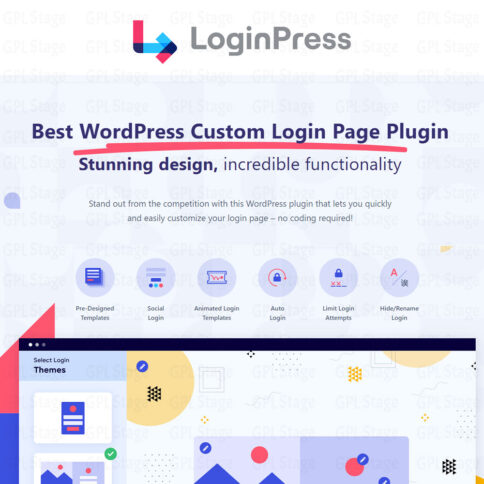 Download Loginpress Pro - Best Wordpress Login Plugin @ Only $4.99