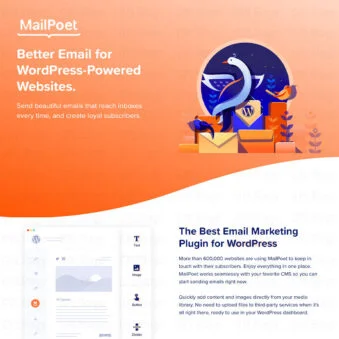 Download MailPoet Pro - an email marketing plugin for WordPress @ Only $4.99