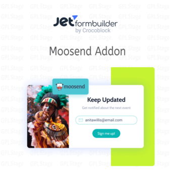 Download JetFormBuilder – Moosend Addon @ Only $4.99