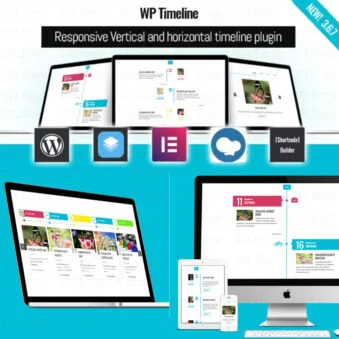 Download WP Timeline – Vertical and Horizontal timeline plugin @ Only $4.99