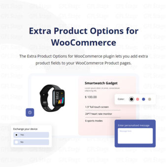 Download WooCommerce Extra Product Options Pro By ThemeHigh @ Only $4.99