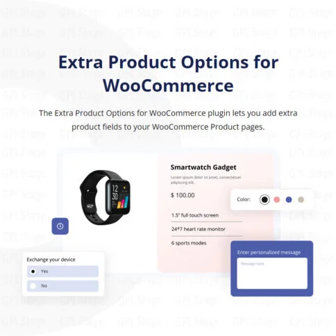 Download Woocommerce Extra Product Options Pro By Themehigh @ Only $4.99