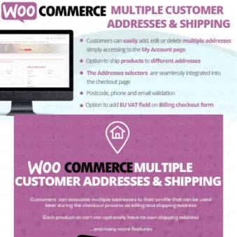 Download WooCommerce Multiple Customer Addresses & Shipping @ Only $4.99