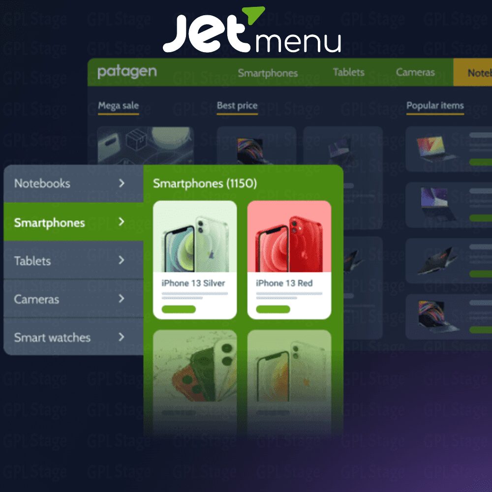 Jetmenu For Elementor and gutenberg