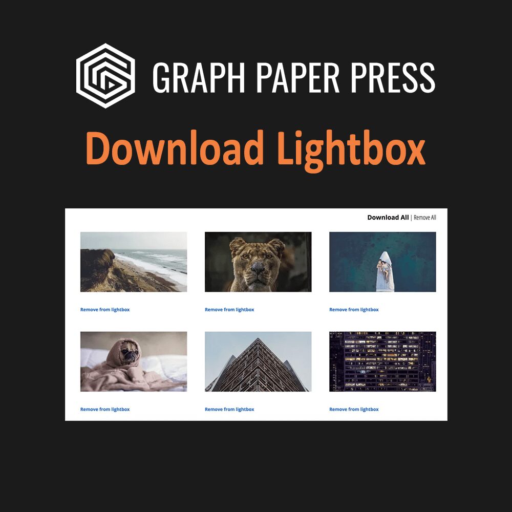 Sell Media Download Lightbox WordPress Plugin | Graph Paper Press