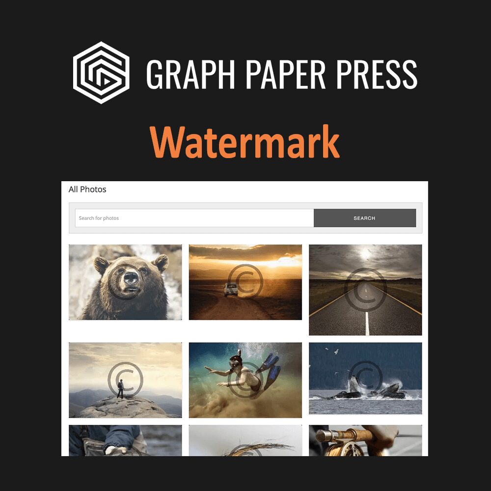 Latest Updates Sell Media Watermark WordPress Plugin | Graph Paper Press