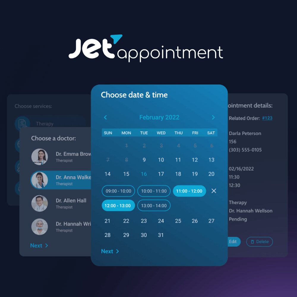 JetAppointment | WordPress Appointment Plugin for Elementor and Gutenberg