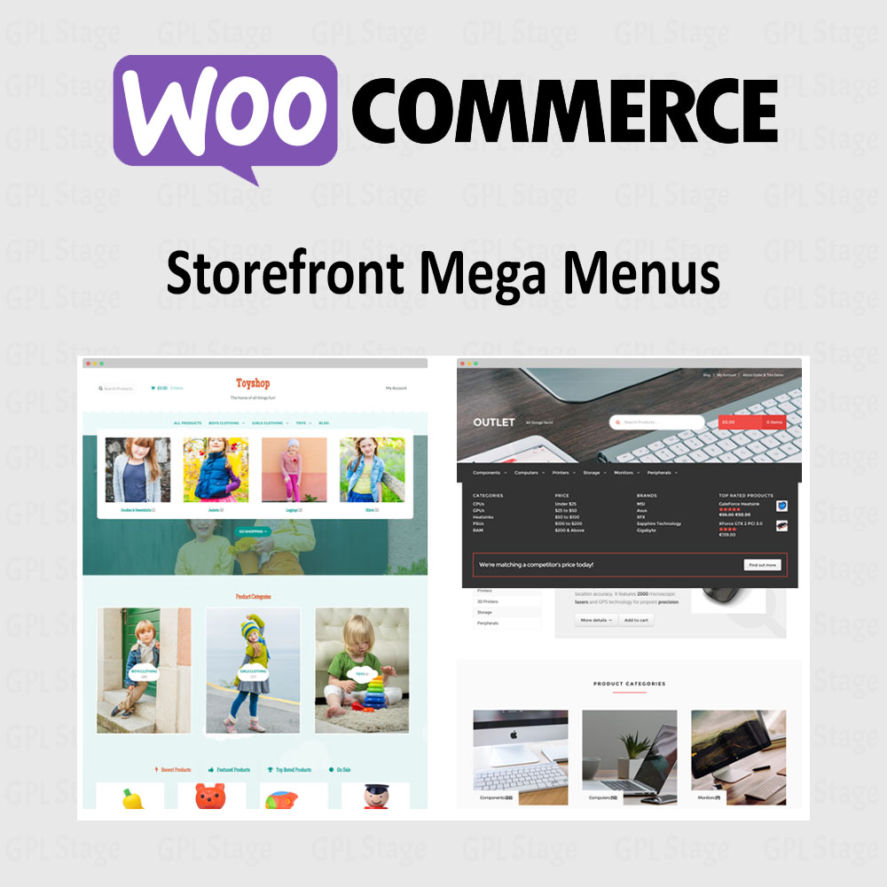 Latest Updates Storefront Mega Menus