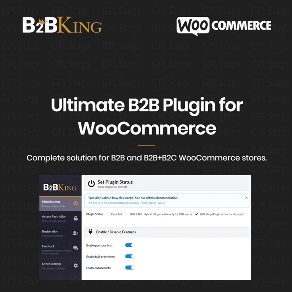 B2BKing - The Ultimate WooCommerce B2B & Wholesale Plugin