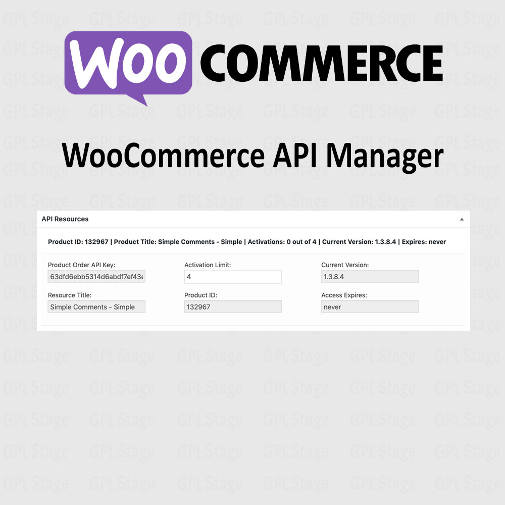 Kestrel API Manager for WooCommerce