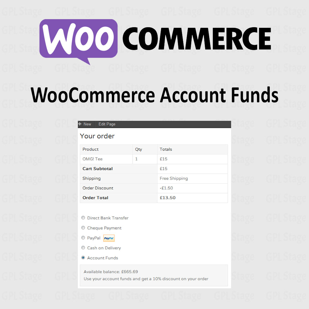 Account Funds for WooCommerce