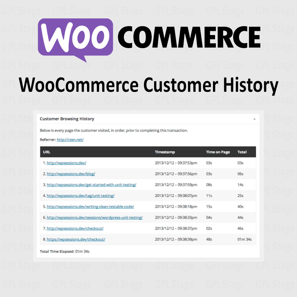 Latest Updates Customer History for WooCommerce
