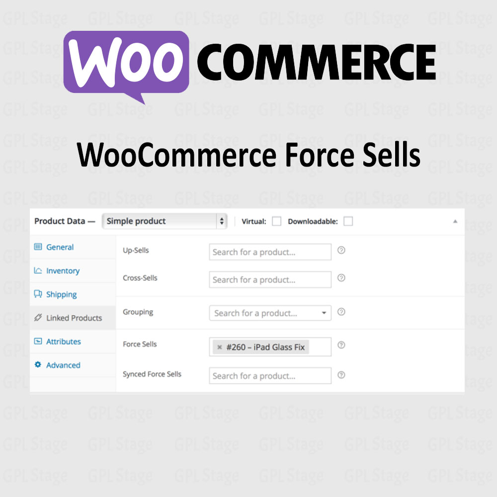 Force Sells for WooCommerce