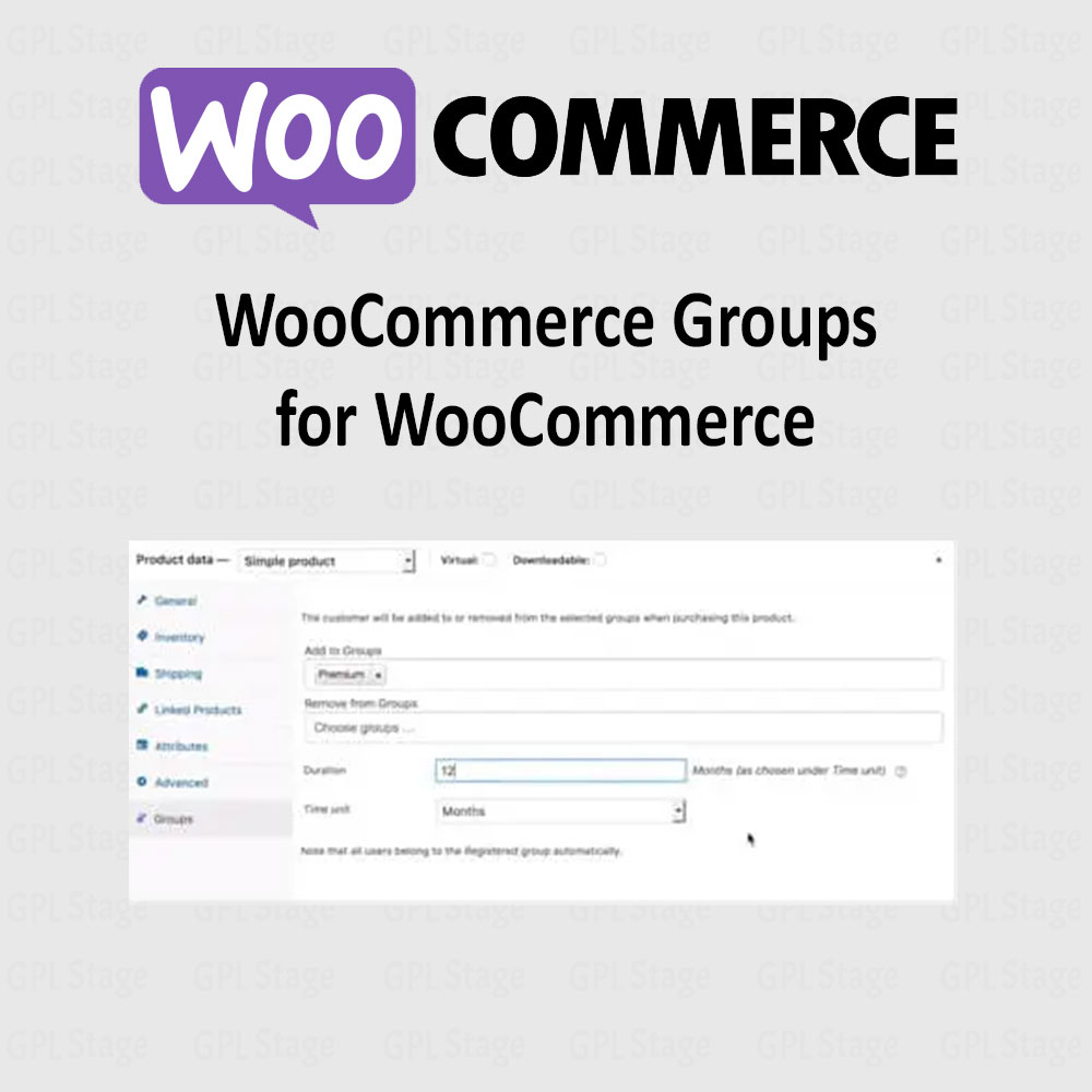 Groups Integration for WooCommerce