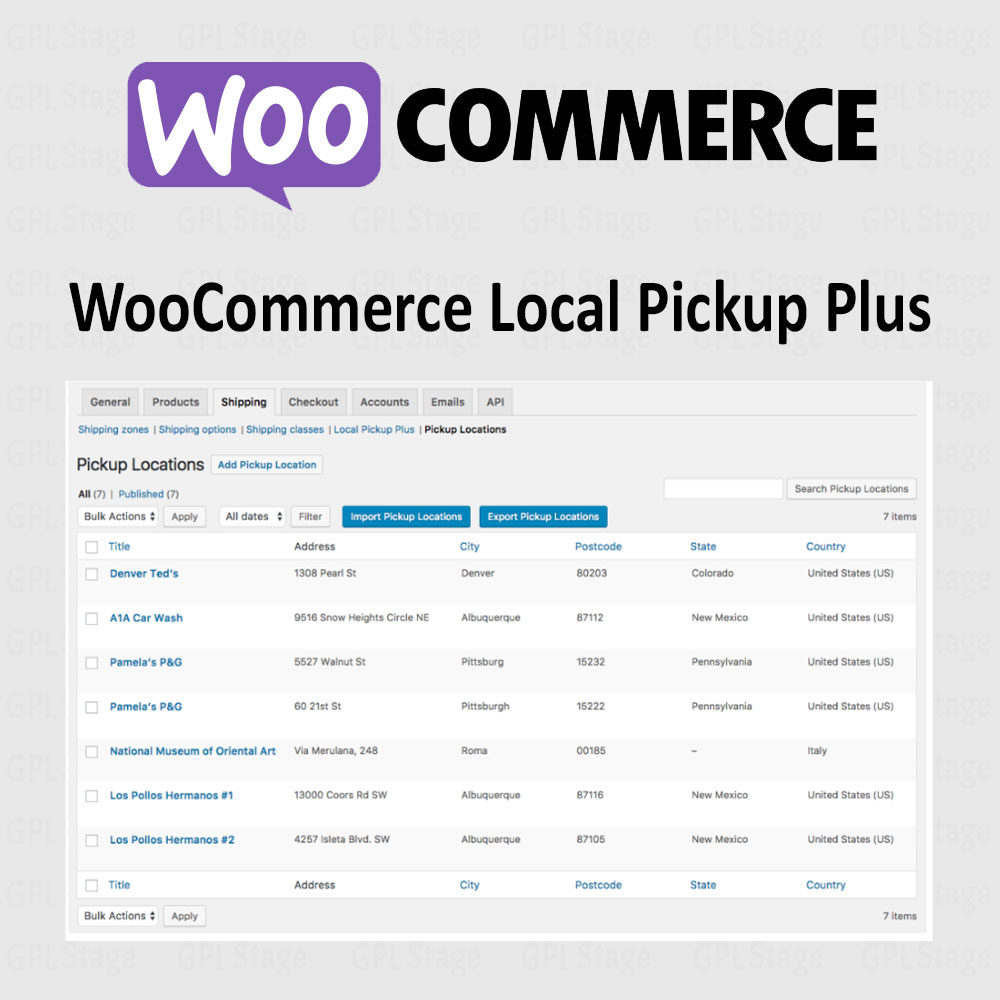 Local Pickup Plus for WooCommerce