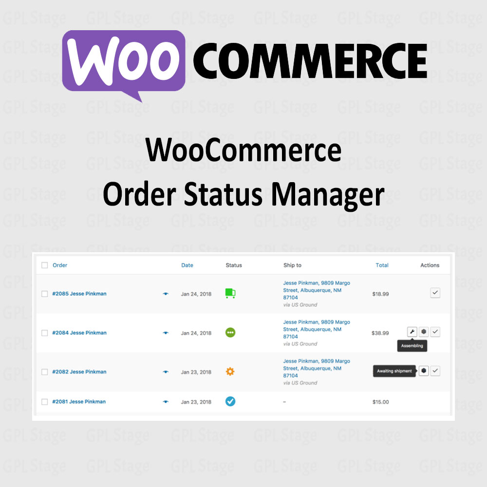 Order Status Manager for WooCommerce