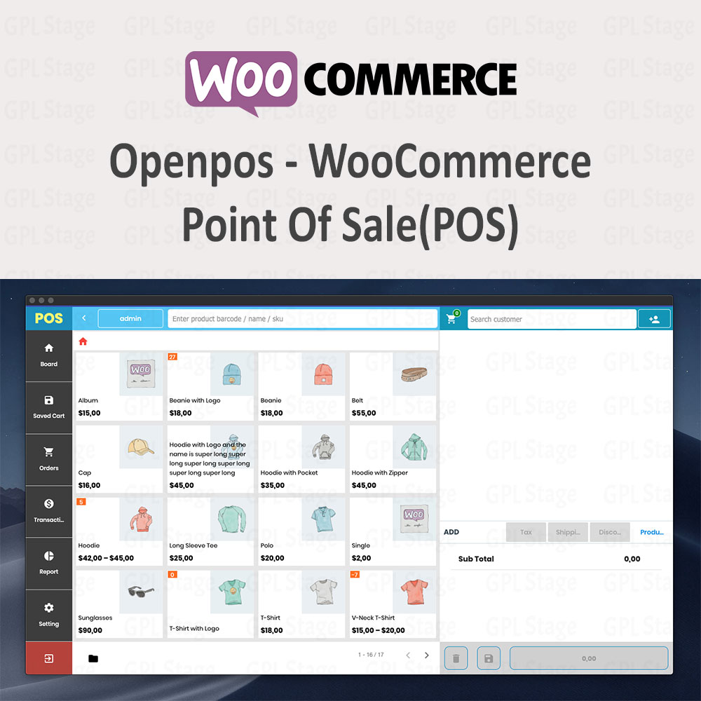 OpenPOS - WooCommerce Point Of Sale (POS)