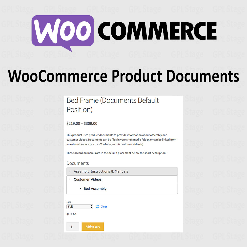 Product Documents for WooCommerce