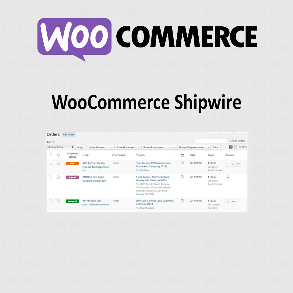 Latest Updates Shipwire for WooCommerce