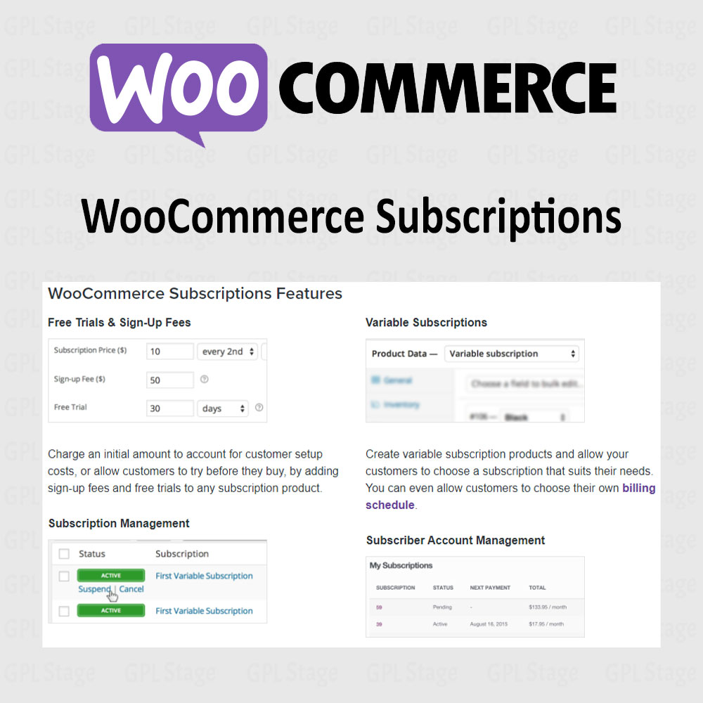 WooCommerce Subscriptions