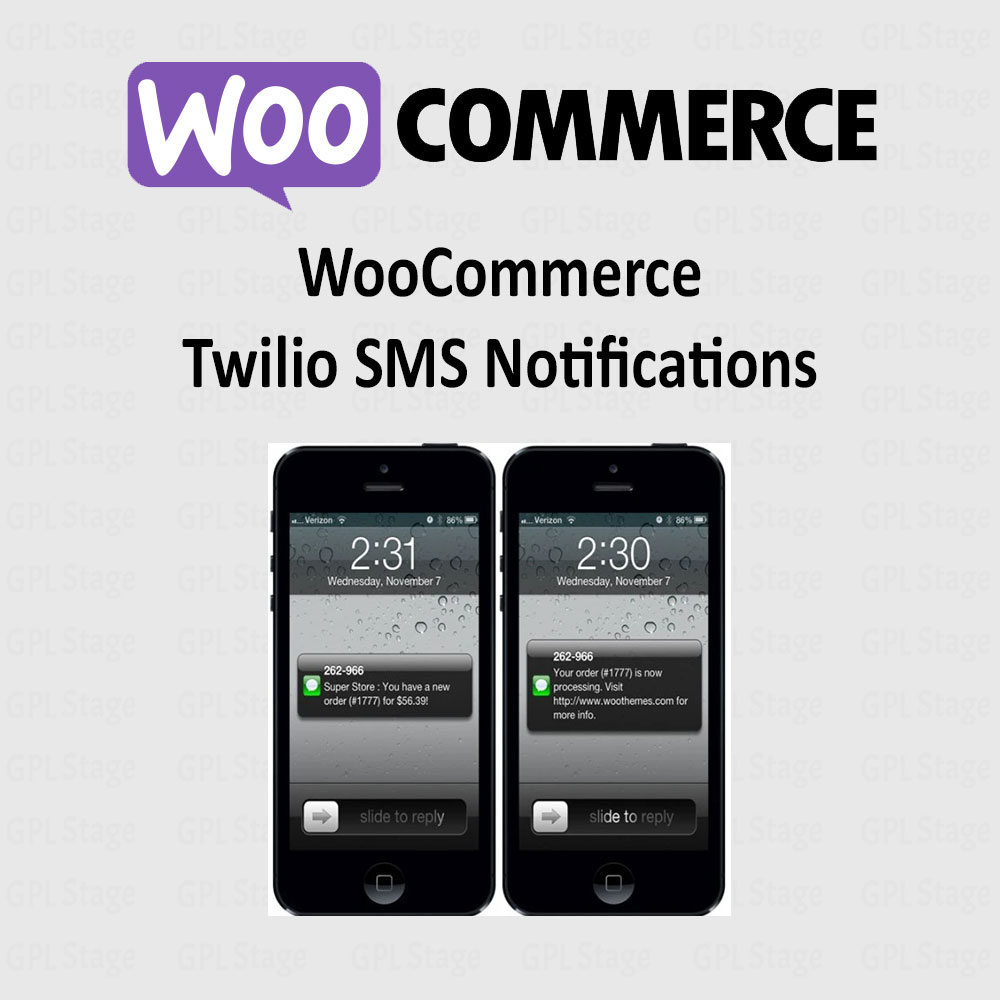 Twilio SMS Notifications for WooCommerce
