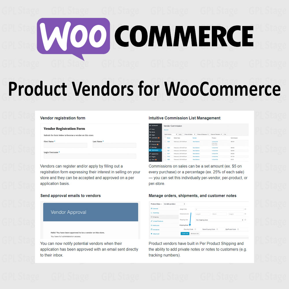 Product Vendors for WooCommerce
