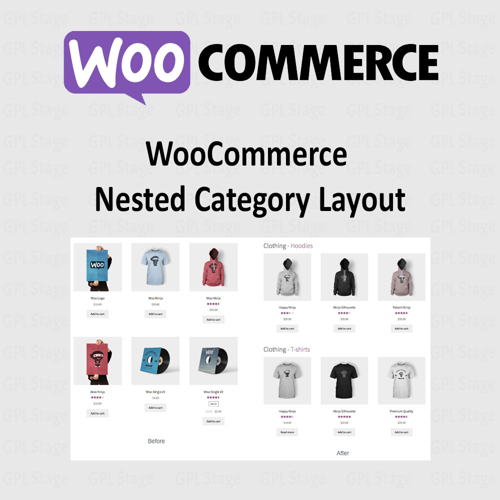 Nested Category Layout for WooCommerce