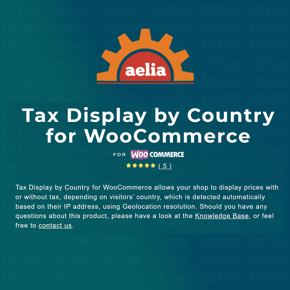 Aelia Tax Display by Country for WooCommerce