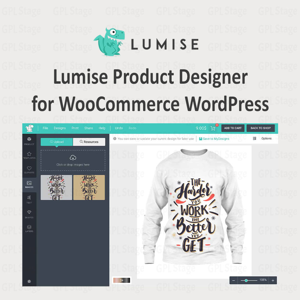 Lumise Product Designer