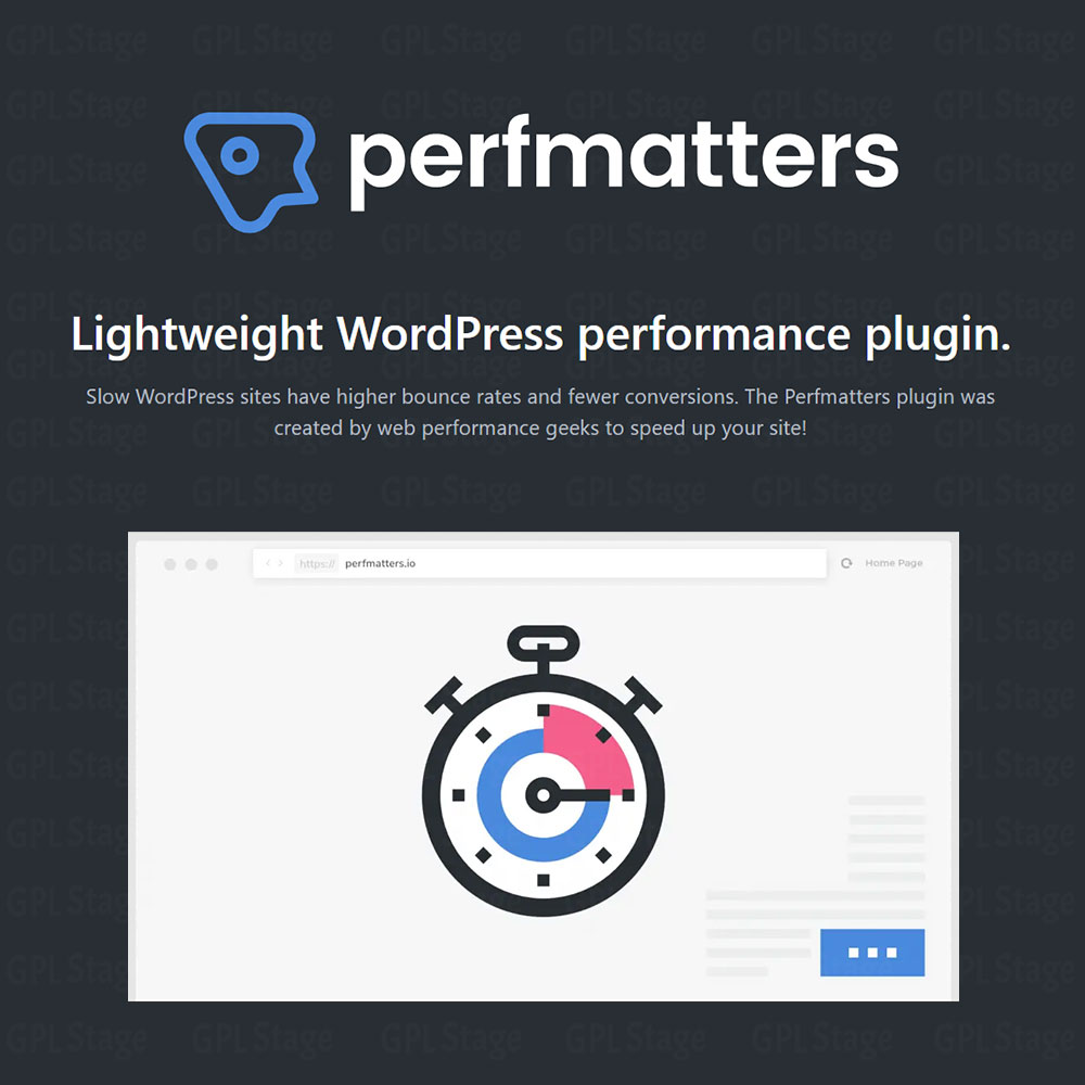 Perfmatters - The #1 Web Performance Plugin for WordPress