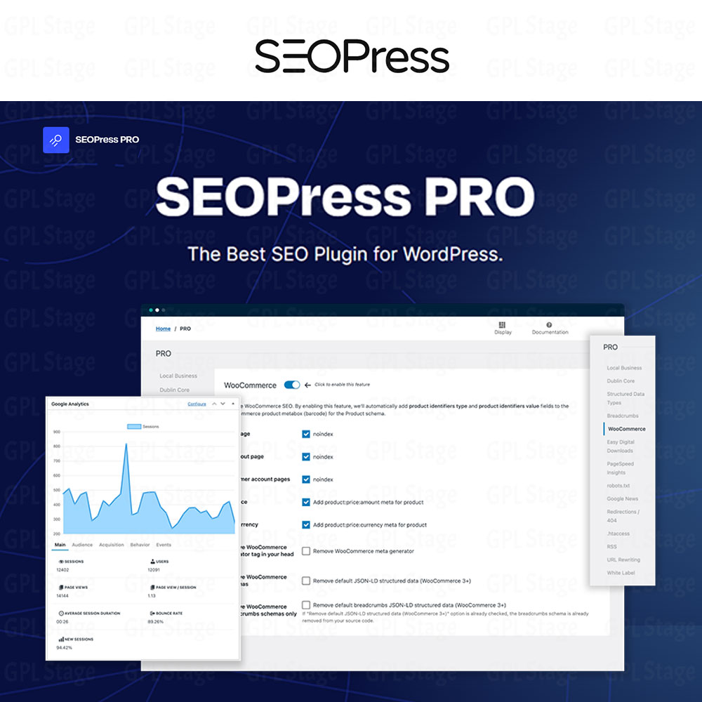 SEOPress Pro - The Best SEO Plugin for WordPress