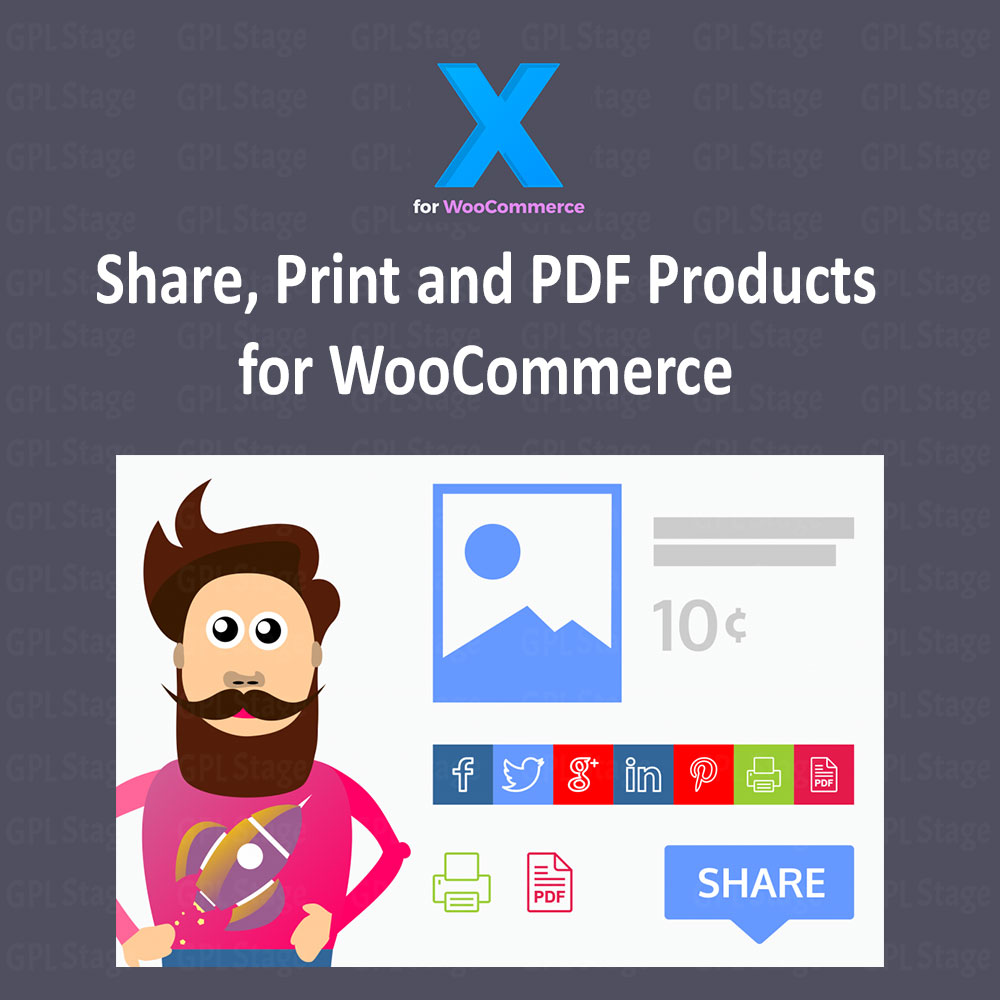 Share, Print and PDF Products for WooCommerce
