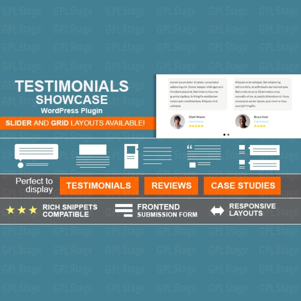 Latest Updates Testimonials Showcase - WordPress Plugin