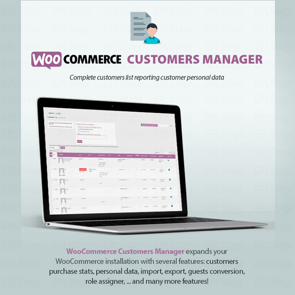 Latest Updates WooCommerce Customers Manager