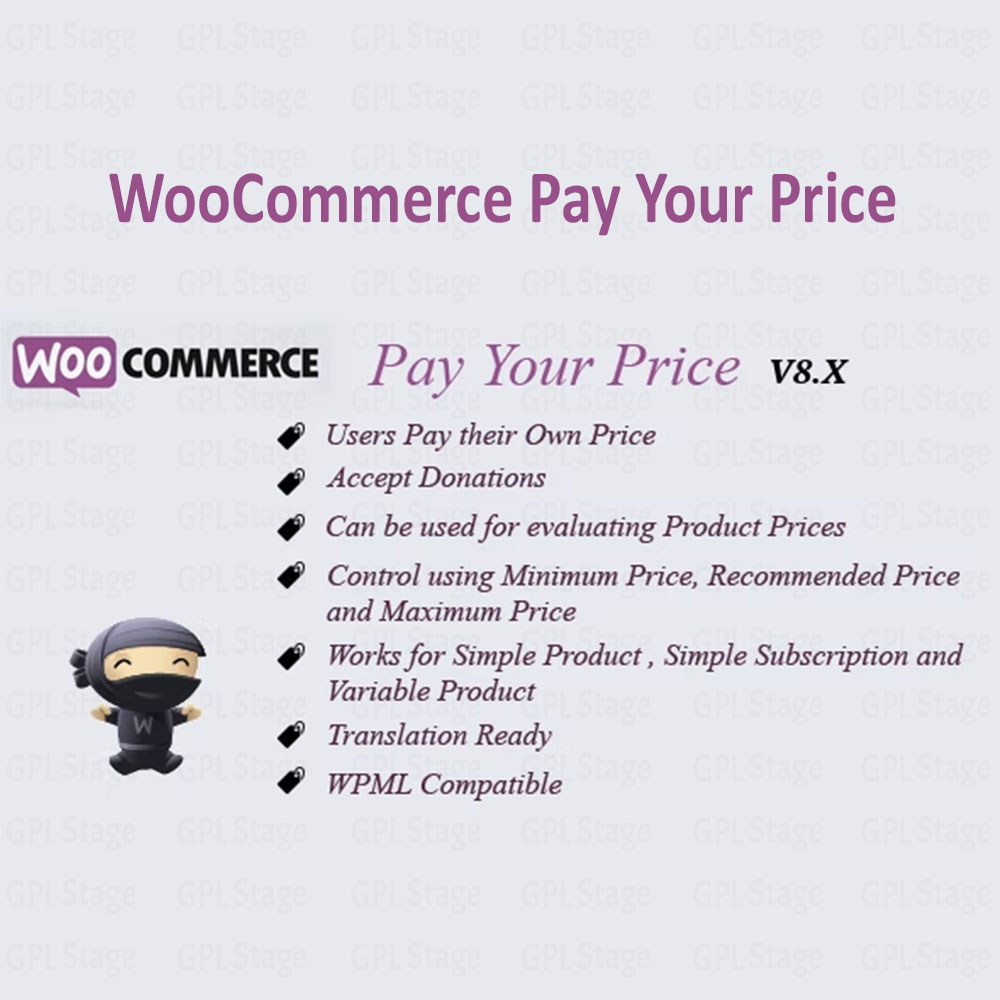 WooCommerce Pay Your Price