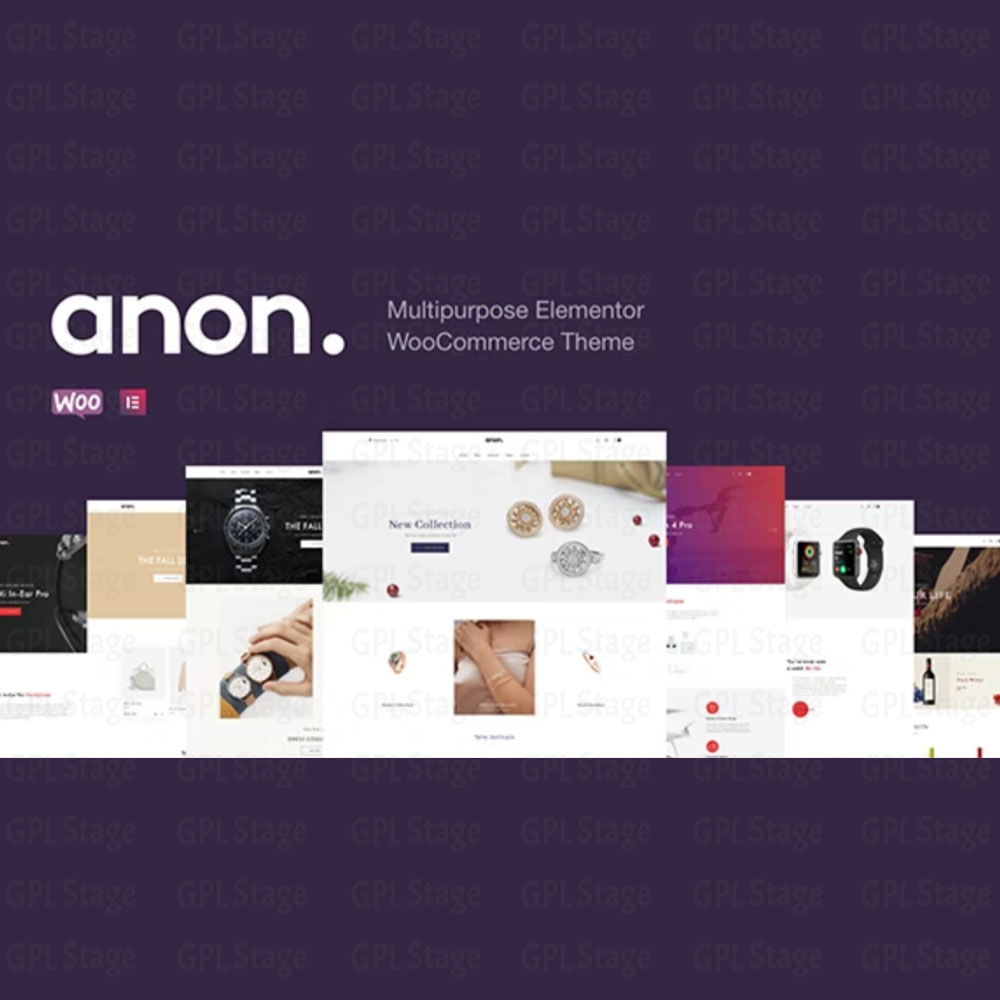 Anon "Multipurpose Elementor WooCommerce Themes"