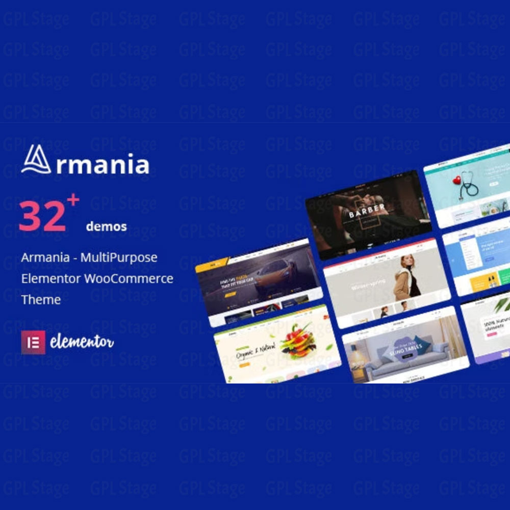 Armania "Fashion, Furniture, Organic, Food Multipurpose Elementor WooCommerce Theme (RTL Supported)"