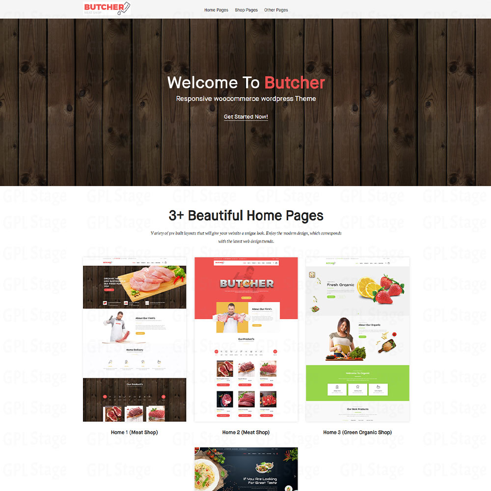 Butcher – Meat Shop WooCommerce WordPress Theme Butcher "Meat Shop WooCommerce WordPress Theme"