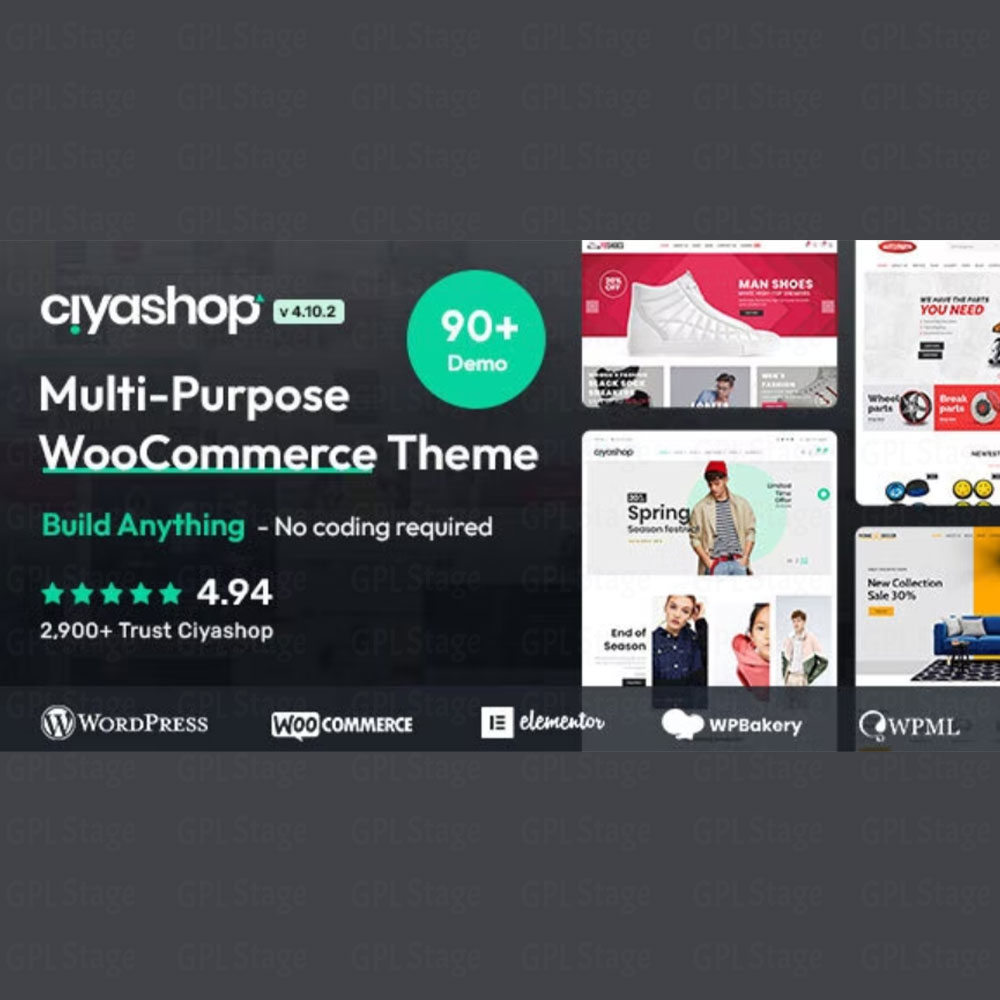 CiyaShop - Multipurpose WooCommerce Theme
