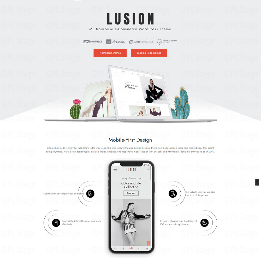 Lusion "Multipurpose eCommerce WordPress Theme"