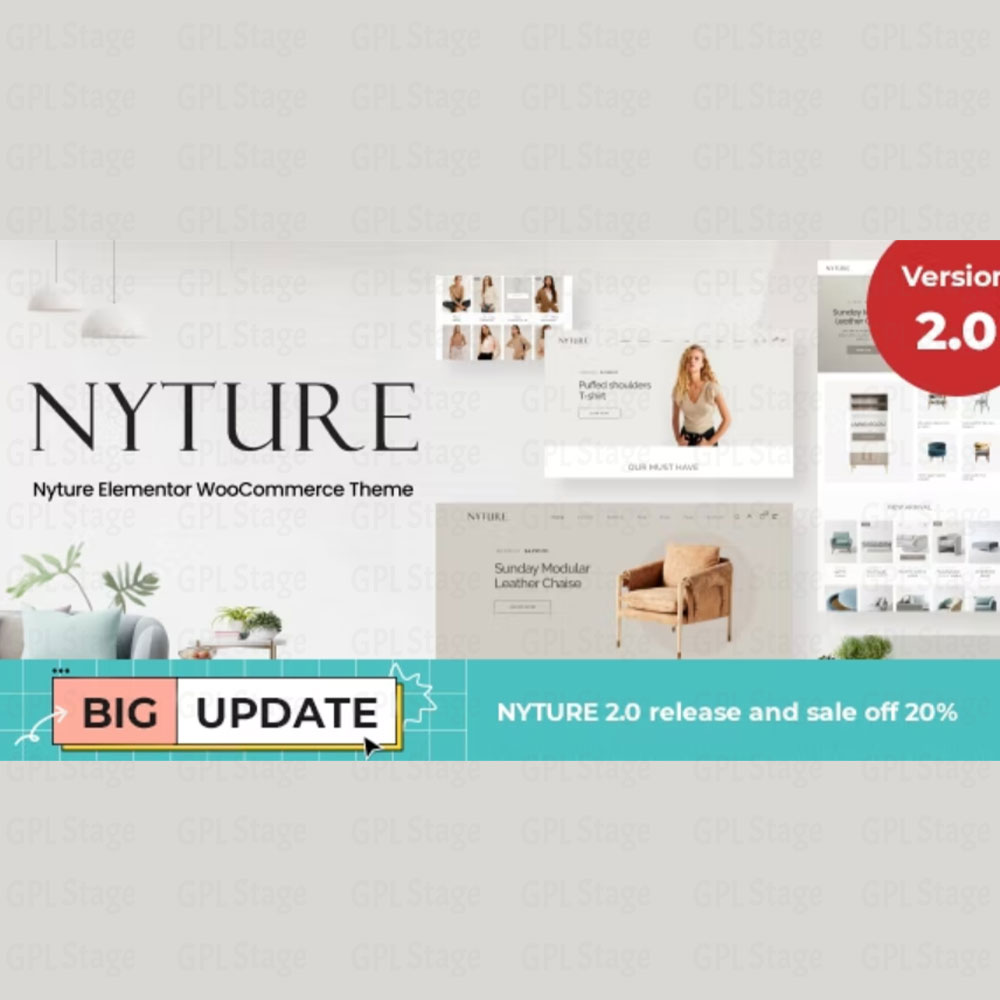 Nyture - Furniture WooCommerce Theme