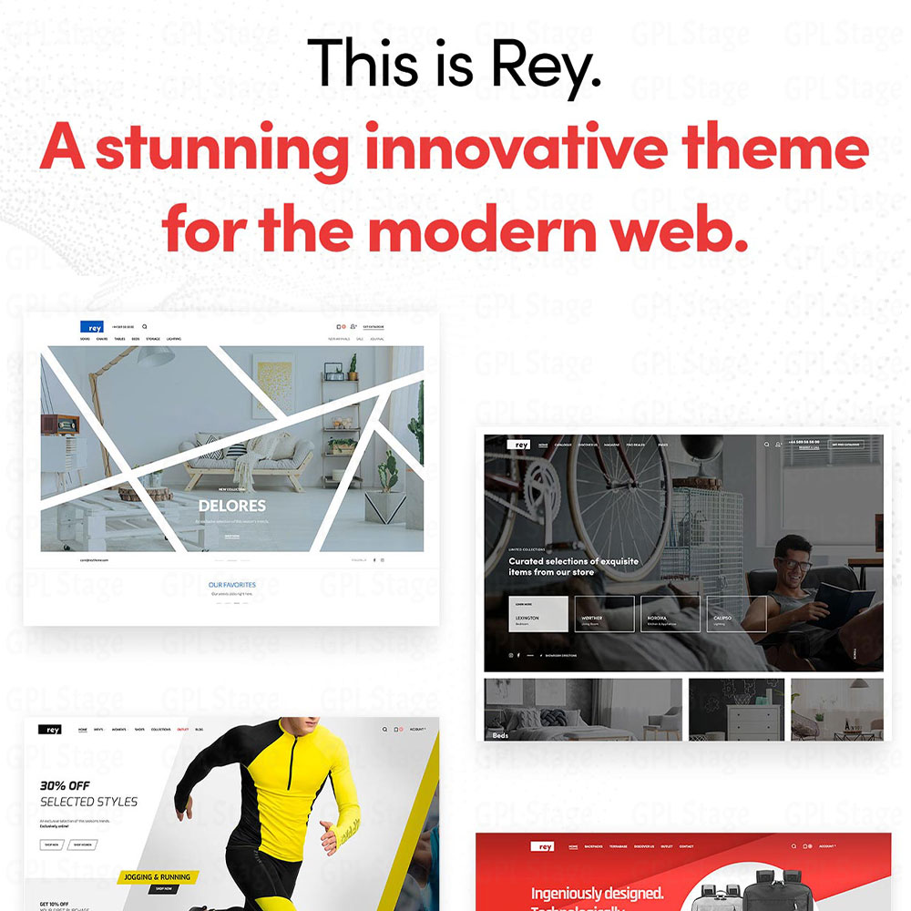 Rey "Fashion & Clothing, Furniture WordPress Theme"