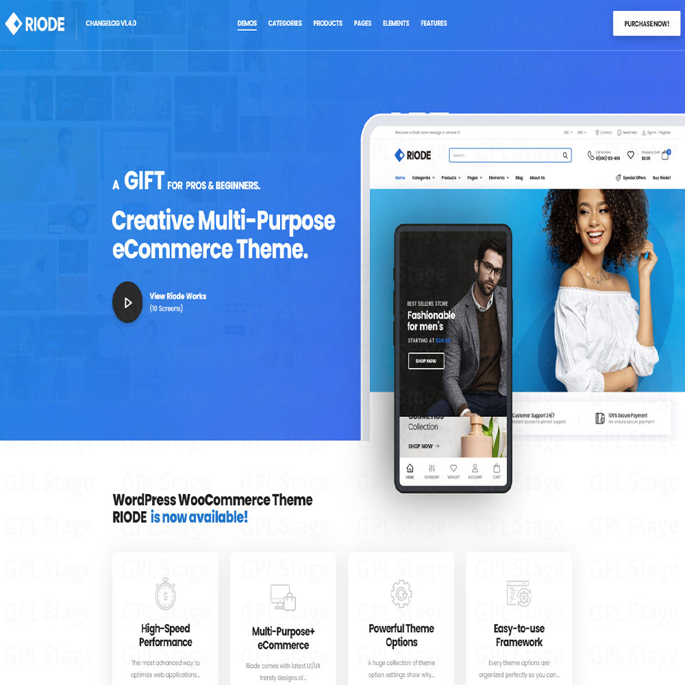 Riode "Multi-Purpose WooCommerce Theme"
