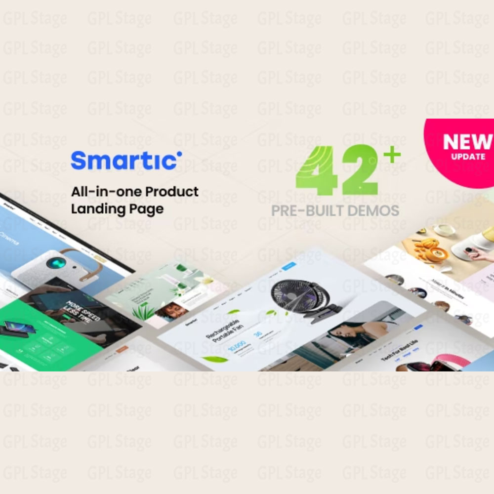 Smartic "Product Landing Page WooCommerce Theme"