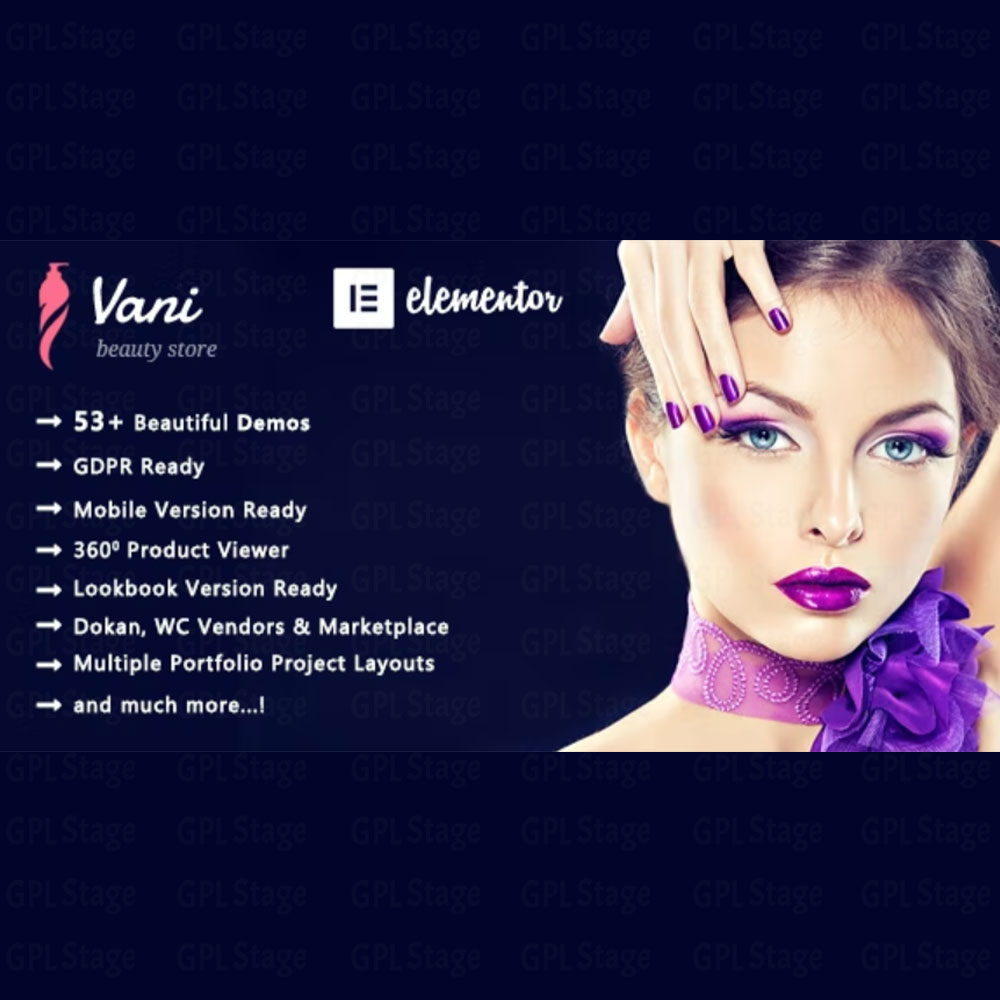 Vani "Cosmetic Beauty WooCommerce WordPress Theme"