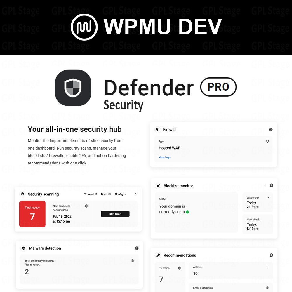 WPMU DEV Defender Pro